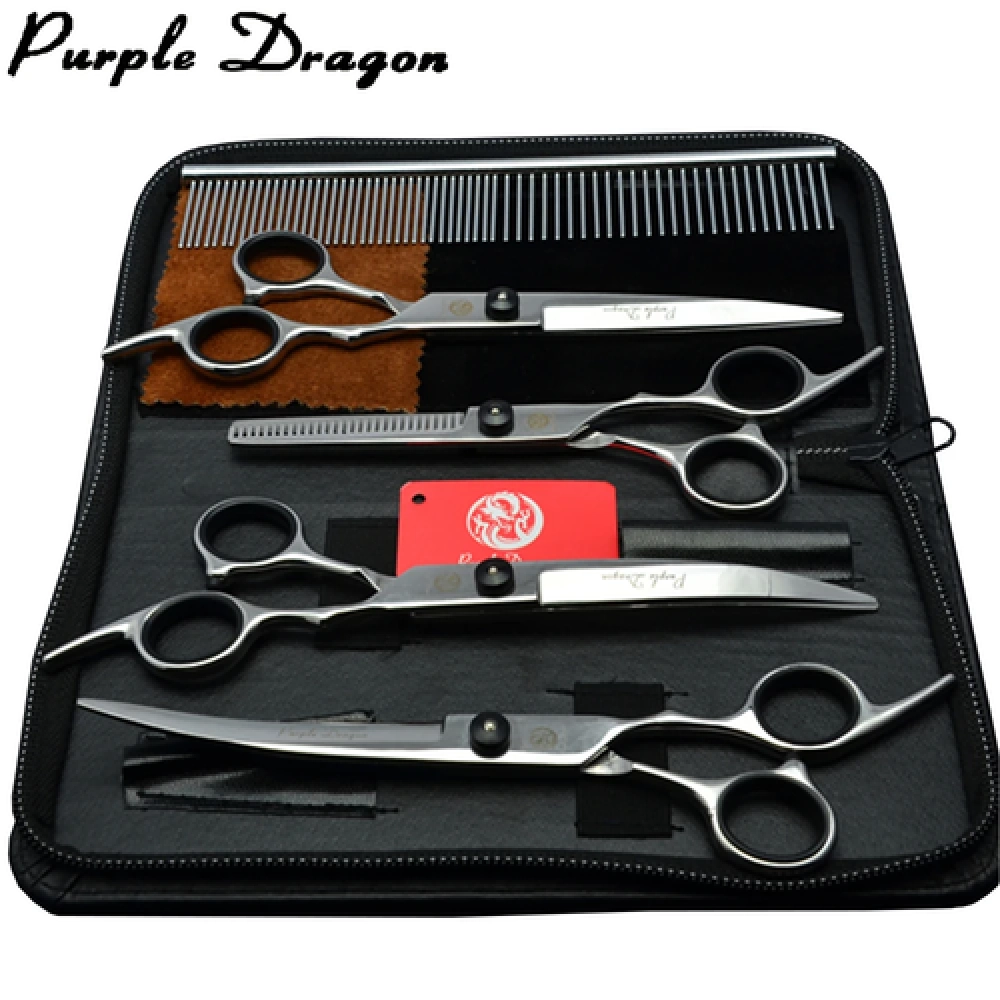 Dog Grooming Scissors Purple Dragon 6" 7" Stainless Pet Beauty