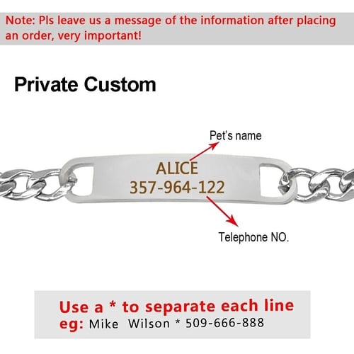 Dog Training Collar with ID Dog Tag Snake P Slip - Imagen 2