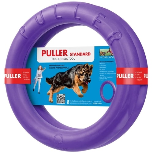 Puller Outdoor Dog Ring Toys Dog Fetch Toy & Tug of War Dog Toy for