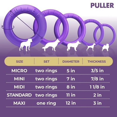 Puller Outdoor Dog Ring Toys Dog Fetch Toy & Tug of War Dog Toy for - Imagen 6