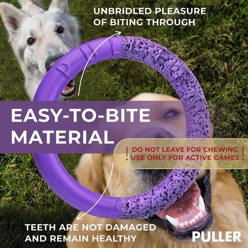Puller Outdoor Dog Ring Toys Dog Fetch Toy & Tug of War Dog Toy for - Imagen 5