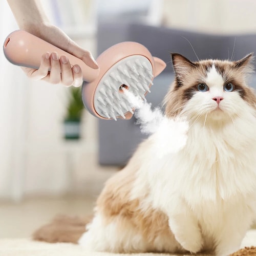 Cepillo Removedor de Pelo con Spray — Limpieza y Cuidado Multifuncional para Gatos - Imagen 6