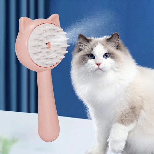 Cepillo Removedor de Pelo con Spray — Limpieza y Cuidado Multifuncional para Gatos - Imagen 4