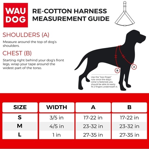 Re Cotton Dog Harness Eco Friendly Dog Harness for Small Dogs Medium & - Imagen 2