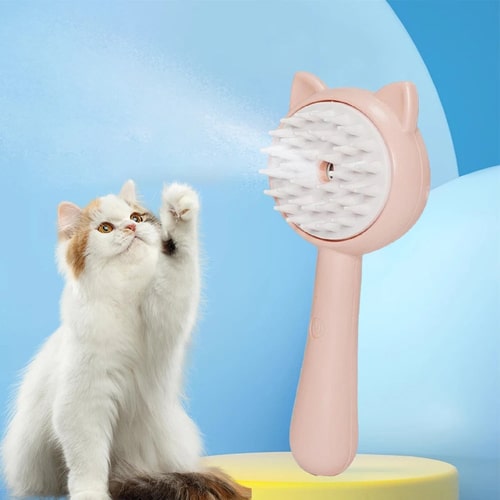 Cepillo Removedor de Pelo con Spray — Limpieza y Cuidado Multifuncional para Gatos - Imagen 5