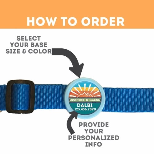 Adventure Is Calling Tag- Silent, Eco-Friendly, Ringless ID Tag for - Imagen 3